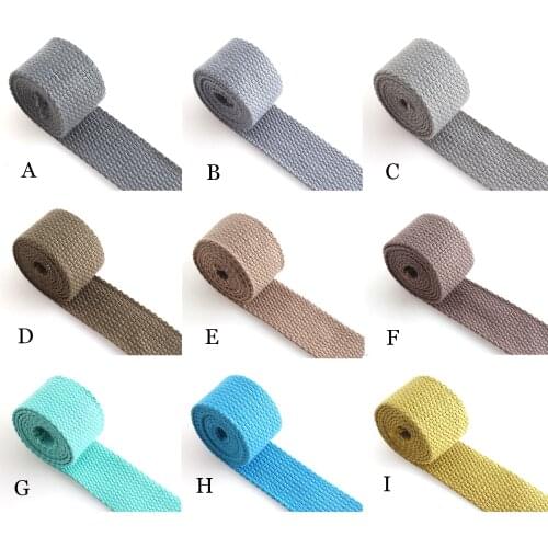 25mm Colorful Webbing cotton webbing ribbon belt Strap Key Fobs for Backpacks,Dog collar,Bag Accessories by the yard