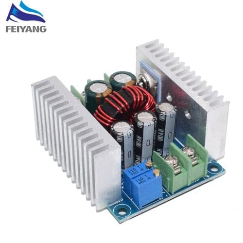 300W 20A DC-DC Buck Converter Step Down Module Constant Current LED Driver Power Step Down Voltage Module Electrolytic Capacitor