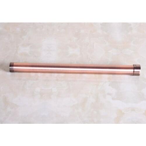 32cm Vintage Retro Antique Red Copper Brass Extension Tube Pipe Rod For Rain Shower Faucet Set (G3/4") mba702