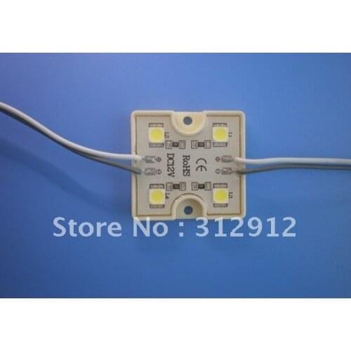 4 Leds SMD5050 Led Module; white color;led module