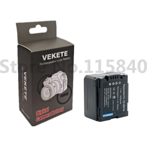 VW VBG130 Camera Battery For Panasonic VW-VBG130 VW-VBG070 VW-VBG260 SDR-H20 SDR-H28 SDR-H258 HDC-SD1 Batterie