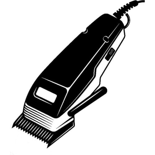 Car Stickers, Motorcycle Decals Haircut Machine Barbershop Hairdressing Salon Decorative Accessories PVC.15cm * 13cm