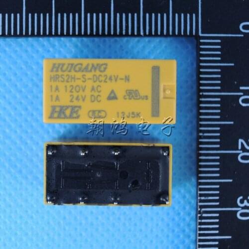 Free shipping 10pcs/LOT Original Relay HRS2H-S-DC24V-N 1A