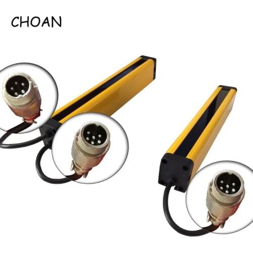 CHOAN SN2010T 20mm 10 beams Infrared sender receiver detector Safety light curtain Safety grating DC 24V protector area sensor
