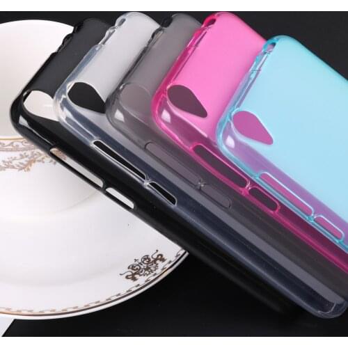 Colorful Case soft tpu back cover For Homtom HT16 5 in Cover ultra thin transparent silicone Cover Black White Gray blue pink