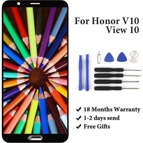 For Huawei Honor V10 View10 LCD 5.99''Touch Screen For BKL-AL00 BKL-AL20 BKL-ALA09 Assembly Display Spare Parts with Free Gifts