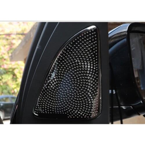 For BMW X5 G05 2019-2021 Stainless Car Dashboard Speaker Cover Door Panel Loudspeaker Pad Trim Frame Sticker Moulding Accessory
