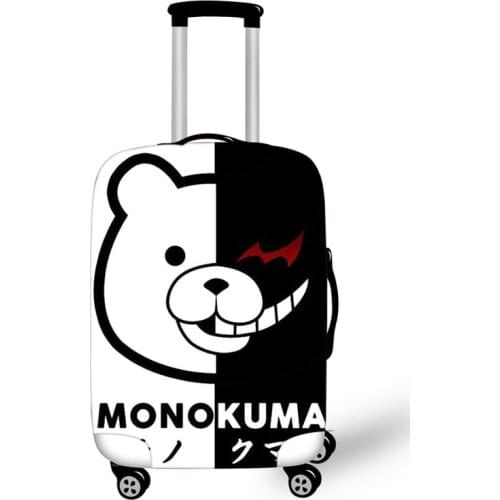 18-32 Inch Danganronpa Monokuma Elastic Luggage Protective Cover Trolley Suitcase Dust Bag Case Cartoon Travel Accessories