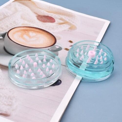 Epoxy Resin Mold DIY Leaf Herbal Herb Grinder Spice Crusher Silicone Mould 1PCS