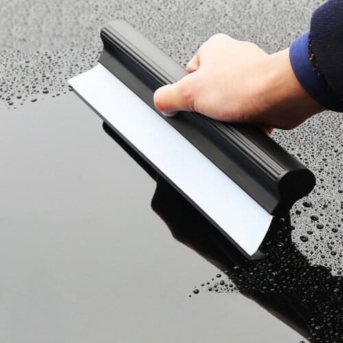 Non-Scratch Flexible Soft Silicone Handy Squeegee Car Wrap Tools Water Window Wiper Drying Blade Clean Scraping Film Scraper