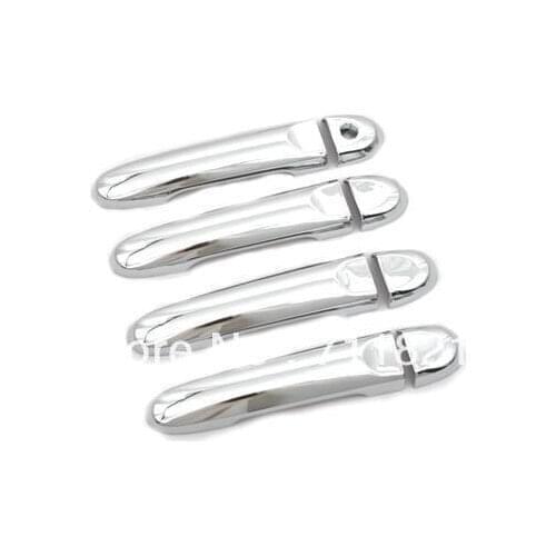 Car Styling Chrome Door Handle Cover For Nissan Versa / Pulsar / Sunny Sedan 2012 Up