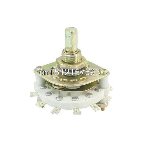 KCZ1*7 1P7T 1 Pole 7 Way Single Deck Band Channel Rotary Switch