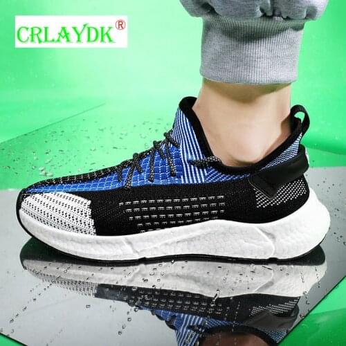 CRLAYDK High Quality Mesh Men Shoes Youth Students Running Sneakers Fashion Outdoor Sports Breathable Casual Zapatillas Hombre