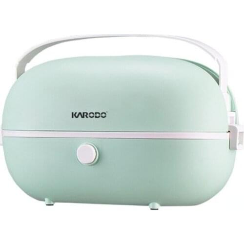 Electric Heated Lunch Box Stainless Steel Food Container Warmer School Office Heating Bento Boxs Steamer Hot Rice Cooker 220V