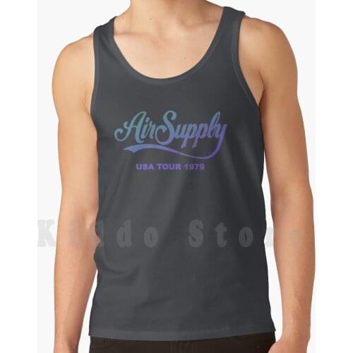 Air Supply ( Distressed Design ) tank tops vest sleeveless Music Pop Soft Gees Adult Contemporary Australia Australian