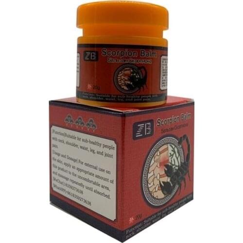 Scorpion Ointment Powerful Efficient Relief Muscle Pain Neuralgia Acid Stasis Rheumatism Arthritis Chinese Medicine 20g