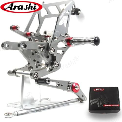 Arashi Motorcycle Rider Rearset For YAMAHA MT10 FZ10 2016 2017 2018 2019 CNC Adjustable Footrest Foot Pegs MT FZ 10 MT-10 FZ-10