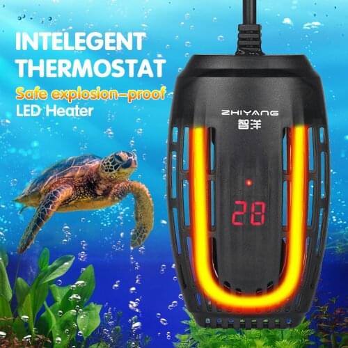 100-240V Aquarium Submersible Heater Fish Tank Digital Aquarium Heater Auto Thermostat Heating Rod Constant with Temperature