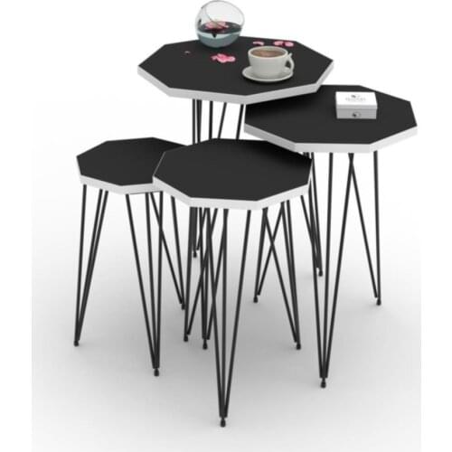 Modern White Larose Zigon Coffee table Duck 2 Li 45x30x30 40x25x25 coffe table