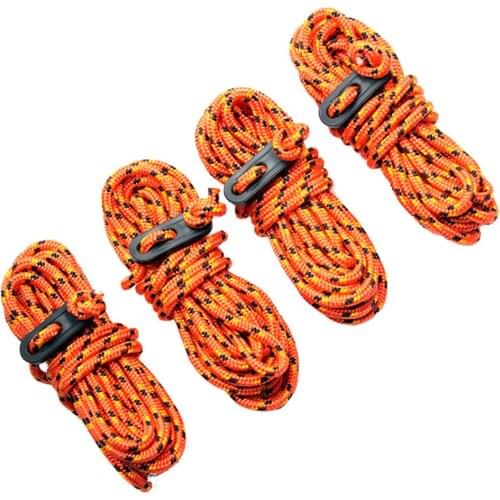 Outdoor tent wind rope buckle tent rope multi-function canopy rope awning Rope tent Wind Buckle Anti Slip Line Quick Knot Hiking