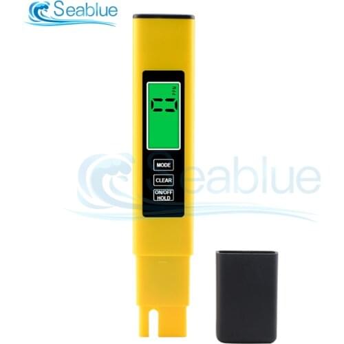 TDS Water Quality Detector Backlit Three-in-one Intelligent Chip Control TDS/EC Conductivity/Temperature Test Pen