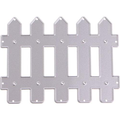 Fence Cutting Dies Stencils Scrapbook Album Embossing Paper Card DIY Craft Decor E56C