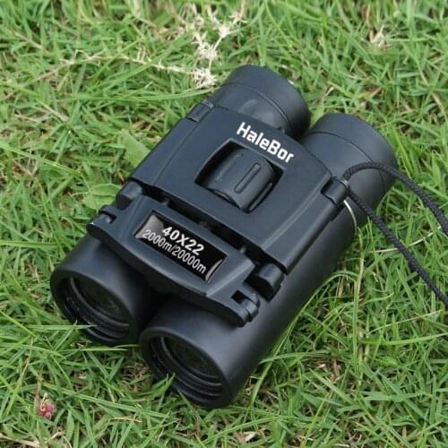 40x22 HD Binoculars 2000M Long Powerful Range Folding Mini Telescope Optics For Hunting Sports Outdoor Camping Travel