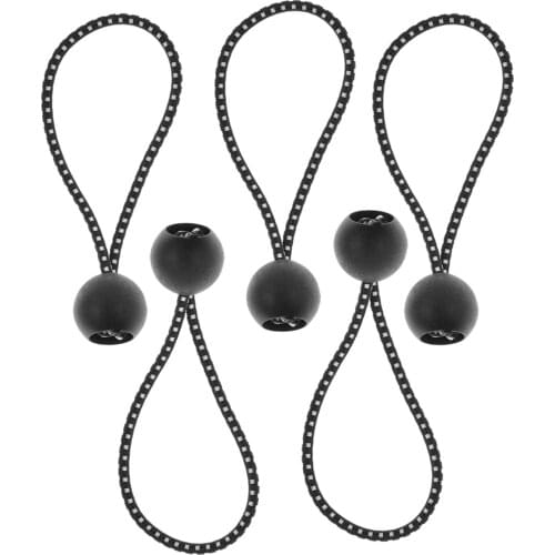 5 Elastic Fastener Ball Bungee Cords Canopy Tent Fixed Strap Portable Baggage Holder Tape Luggage Tie Downs Shock Rope Strapping