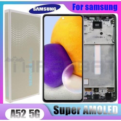 6.5'' Super AMOLED A52 LCD For Samsung Galaxy A52 5G A526 A526F A526F/DS LCD Display Touch Screen Digitizer Assembly Replacement