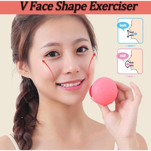 ABS Breathable Women Beauty Silicone Face-lift Skin Firming Anti-wrinkle V Face Shape Exerciser
