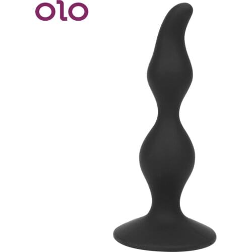 OLO Anal Plugs Anal Stimulation Butt Plugs Suction Cups Dildo Adult Products Prostate Massager Sex Toy For Women Men