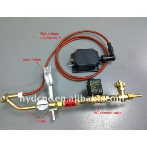 Auto ignitor for flame cnc controller cutting