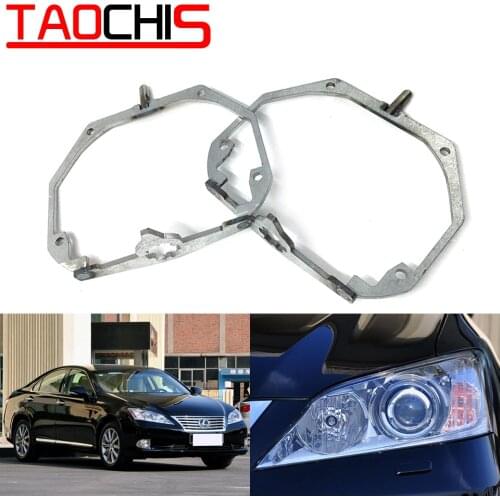 TAOCHIS Car Styling Frame Adapter Bracket Holder for LEXUS ES350 AFS Hella 3r 5 Bi Xenon Projector Lens HID LED