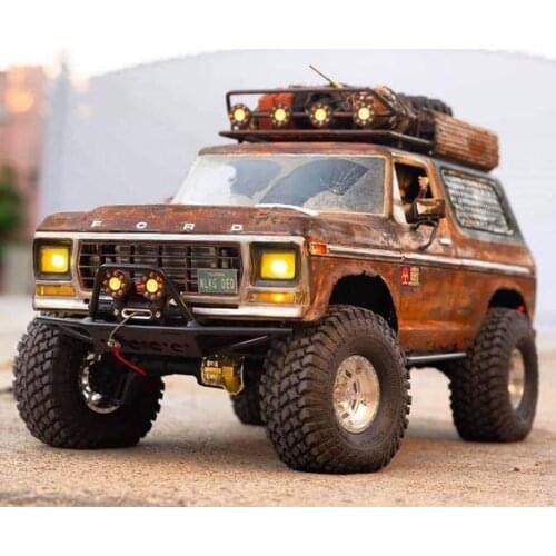 RC Crawler Parts Hard Plastic RC Car Body Shell 313mm Wheelbase Unassembled Kit for Axial SCX10 90046 Traxxas TRX4 Ford Bronco