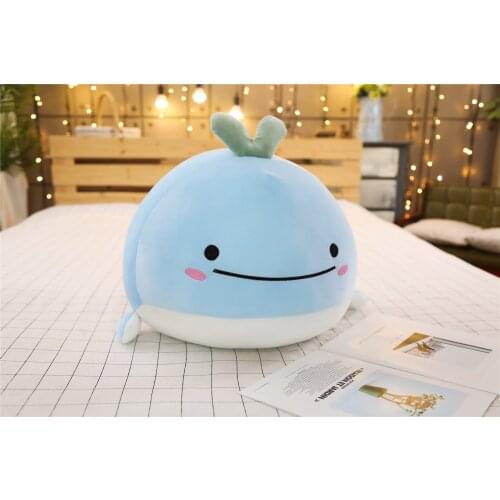 25 / 40 / 55cm Size Cute Whale Doll Deep Sea Marine Animal Plush Toy Nice Home Decoration Gift For Girls