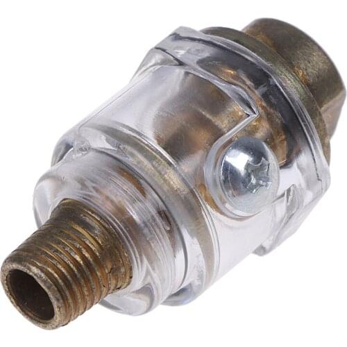 New Hardware Oiler Lubricator of 1/4" BSP Mini In-Line Oiler Lubricator for Pneumatic Tool & Air Compressor Pipe