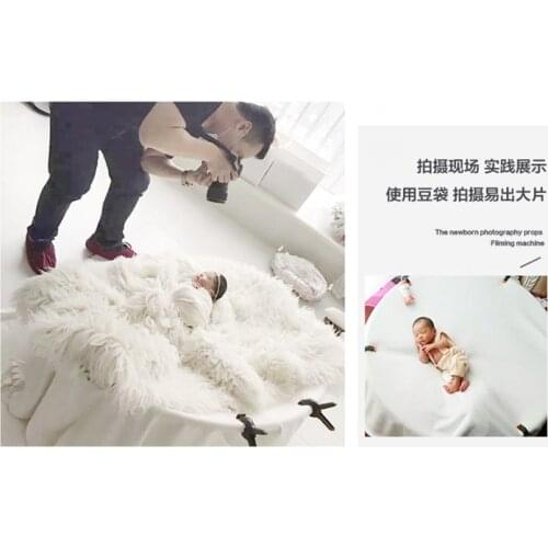 New newborn Photography Stand Beanbag Props Still Life Taiwan Portable Detachable Round Frame Shooting Beanbag Background Frame
