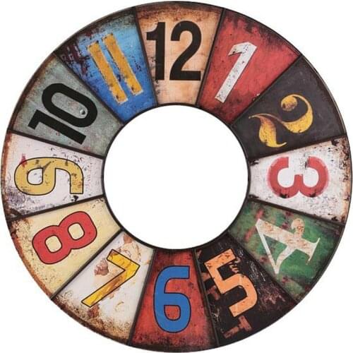 New full square diy diamond cross stitch digital diamond painting round wall clock picture mosaic home decoration rhinestone