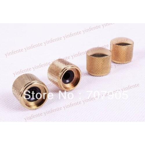 New Guitar Knobs Gold plate Metal for Guitar & Bass 8pcs
