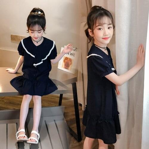 3-12 Years Girls Polka-Dot Dress 2021 Summer Sleeveless Bow Ball Gown Clothing Kids Baby Princess Dresses Children Clothes