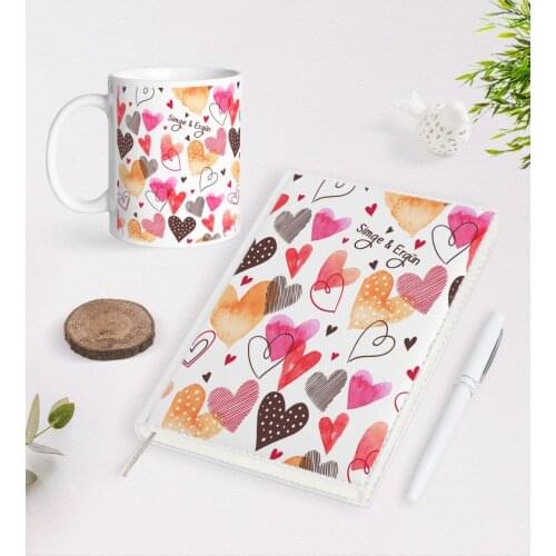 Personalized Valentines Day 2021 Organizer Pen and Mug Seti-46