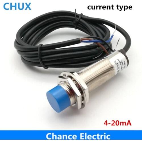Current type 18mm Linear analog sensor 8mm detect distance 4-20mA analog inductive displayment sensor switch XM18-8-PMI