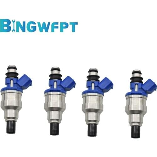 4pcs/lot FUEL INJECTORS 195500-1970 1955001970 MB6S713250 B6S713250 for Mazda MX3 MX5 MIATA 626 929 MX6 1.6L 2.2L