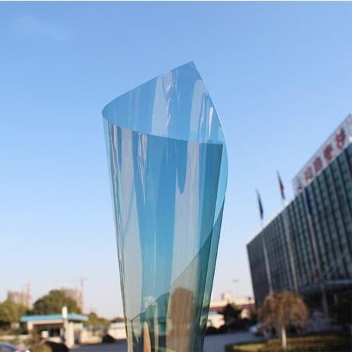 50cmX300cm High Quality VLT50% Window Tint Film Solar Control Blue Car Sputtering Film