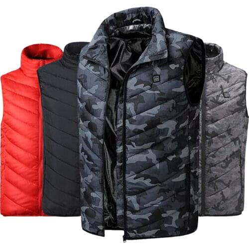 Superior Quality Winter USB Heater Tactical Waistcoat Men Hiking Vest Thermal Electric Heated Warm Fishing Hunting Heizjacke New