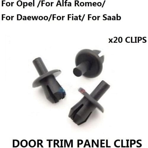 20x Interior Trim Fastening Clips For Vauxhall For Saab For Fiat For Daewoo For For Alfa Romeo New