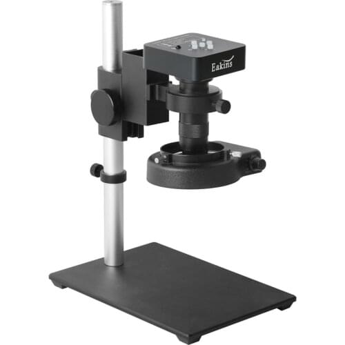 2K 34MP 1080P 60FPS HDMI USB Video Microscope Camera 130X 200X Zoom C Mount Lens LEd light For Digital Images Acquisition