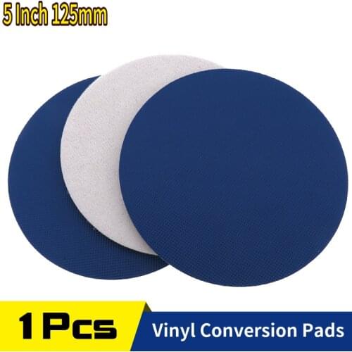 5" 125mm Hook & Loop to PSA Vinyl Conversion Pads for Discs and Strips Abrasive Tools