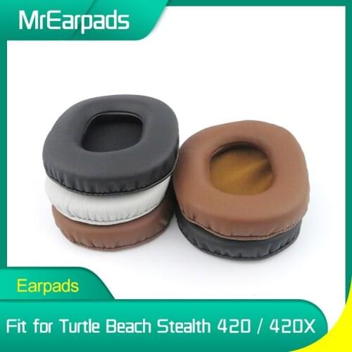 MrEarpads Earpads For Turtle Beach Stealth 420 420X Headphone Headband Rpalcement Ear Pads Earcushions