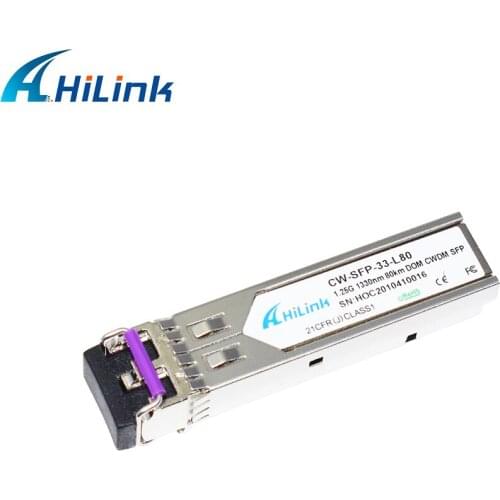 Free Shipping! Dual LC 1.25G 1330nm 80km CWDM SFP Transceiver with DOM Function